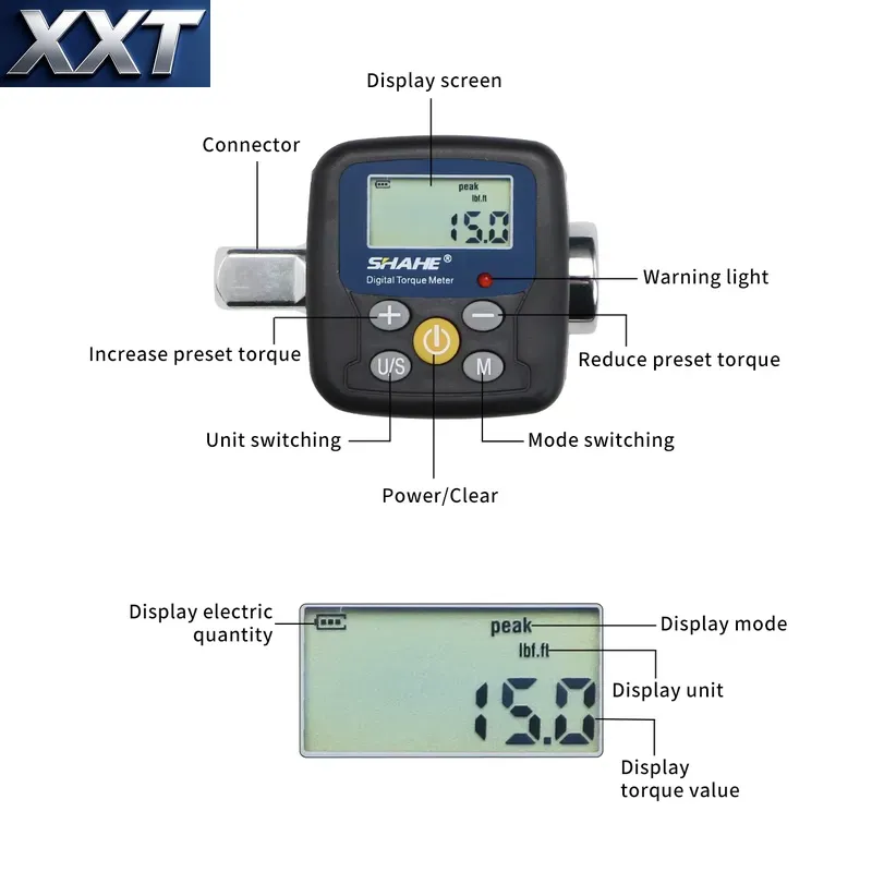 XXT 샤헤 디지털 토크 렌치 어댑터 전자 토크 도구, - Electronics Repair Tools 리뷰 및 가격